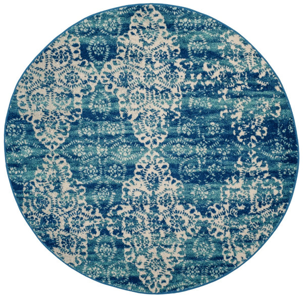 Safavieh Evoke 266 Power Loomed  Rug Royal / Ivory EVK266F-5R