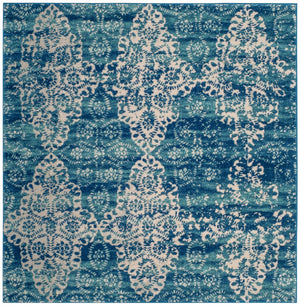 Safavieh Evoke 266 Power Loomed  Rug Royal / Ivory EVK266F-5SQ