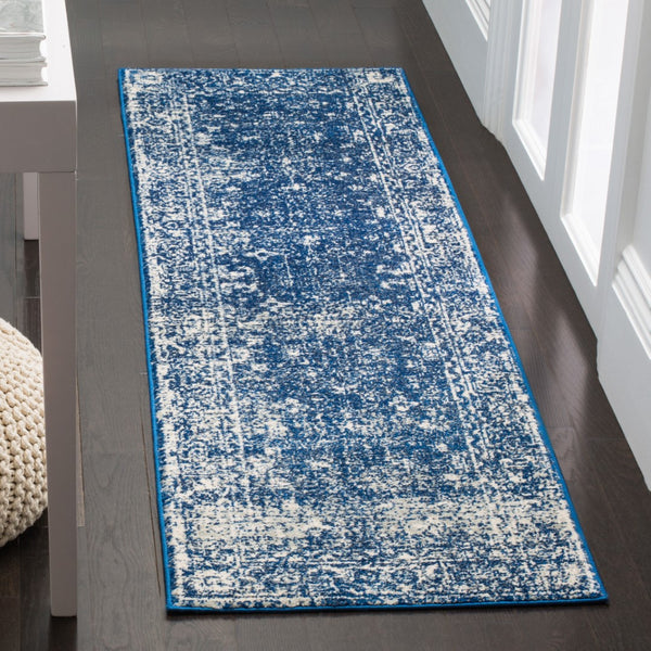 Safavieh Evoke 270 Power Loomed  Rug Navy / Ivory EVK270A-27