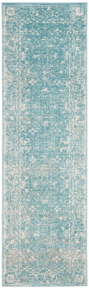 Safavieh Evoke 270 Power Loomed  Rug Light Blue / Ivory EVK270D-27