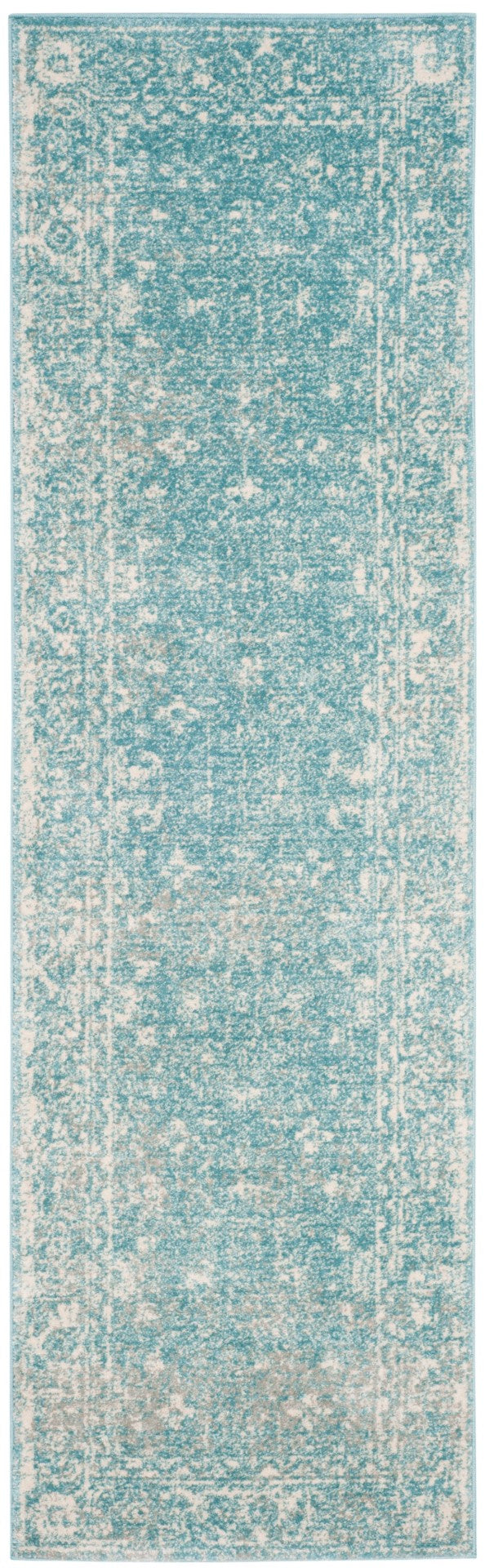 Safavieh Evoke 270 Power Loomed  Rug Light Blue / Ivory EVK270D-27