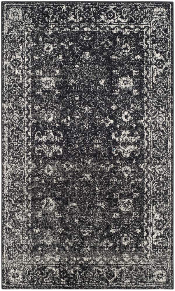Safavieh Evoke 270 Power Loomed  Rug Charcoal / Ivory EVK270K-3