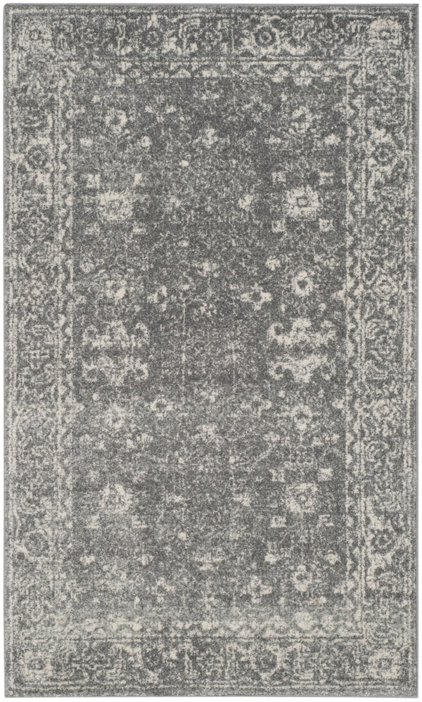Safavieh Evoke 270 Power Loomed  Rug Grey / Ivory EVK270S-3