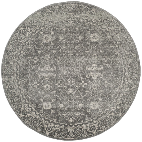 Safavieh Evoke 270 Power Loomed  Rug Grey / Ivory EVK270S-5R