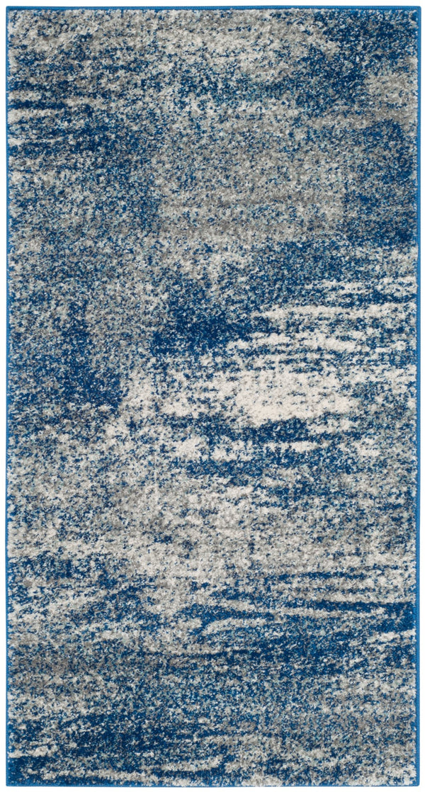 Safavieh Evoke 272 Power Loomed  Rug Navy / Ivory EVK272A-24