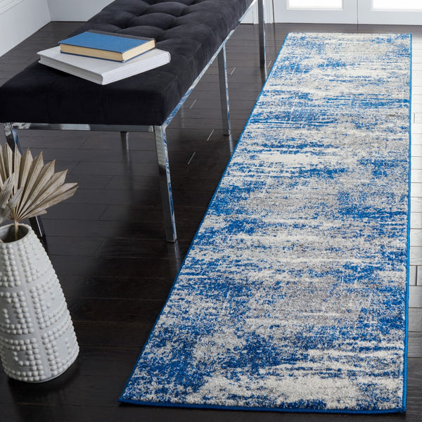Safavieh Evoke 272 Power Loomed  Rug Dark Blue / Grey EVK272L-29