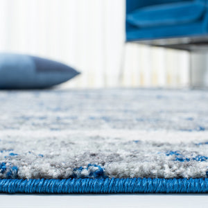 Safavieh Evoke 272 Power Loomed  Rug Dark Blue / Grey EVK272L-5