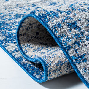 Safavieh Evoke 272 Power Loomed  Rug Dark Blue / Grey EVK272L-5