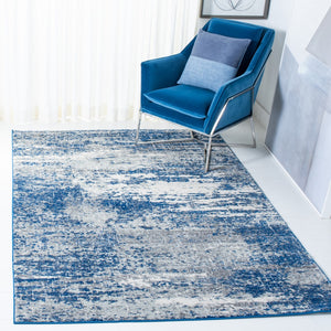 Safavieh Evoke 272 Power Loomed  Rug Dark Blue / Grey EVK272L-5