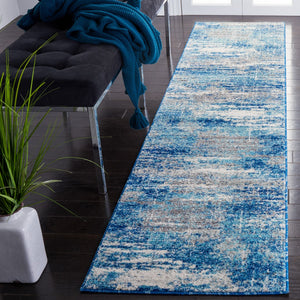 Safavieh Evoke 272 Power Loomed  Rug Light Blue / Grey EVK272M-29