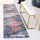 Safavieh Evoke 272 Power Loomed Transitional Rug Navy / Orange EVK272N-29