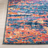 Safavieh Evoke 272 Power Loomed Transitional Rug Navy / Orange EVK272N-5