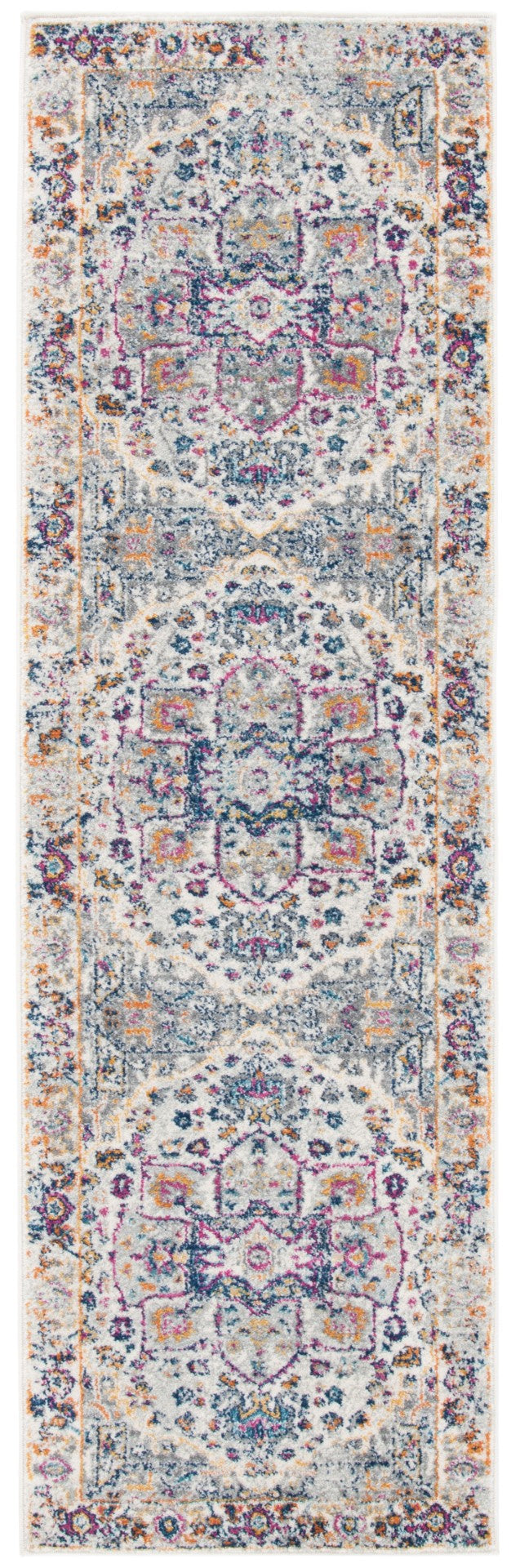 Safavieh Evoke 275 Power Loomed TRADITIONAL Rug Ivory / Grey EVK275A-27