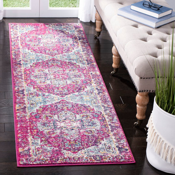 Safavieh Evoke 275 Power Loomed TRADITIONAL Rug Fuchsia / Ivory EVK275R-27