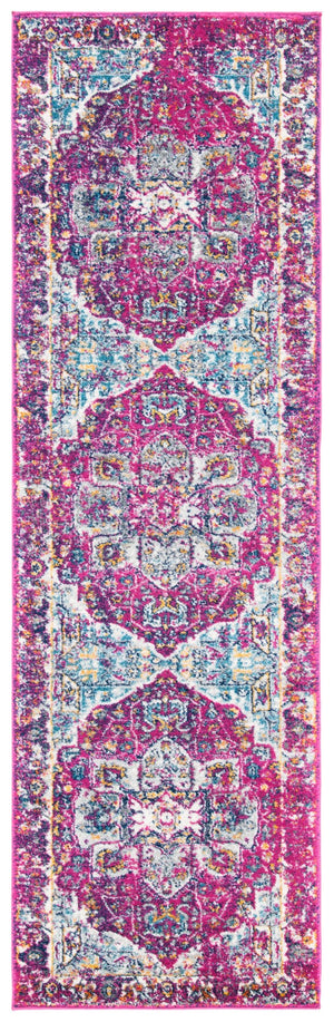 Safavieh Evoke 275 Power Loomed TRADITIONAL Rug Fuchsia / Ivory EVK275R-27