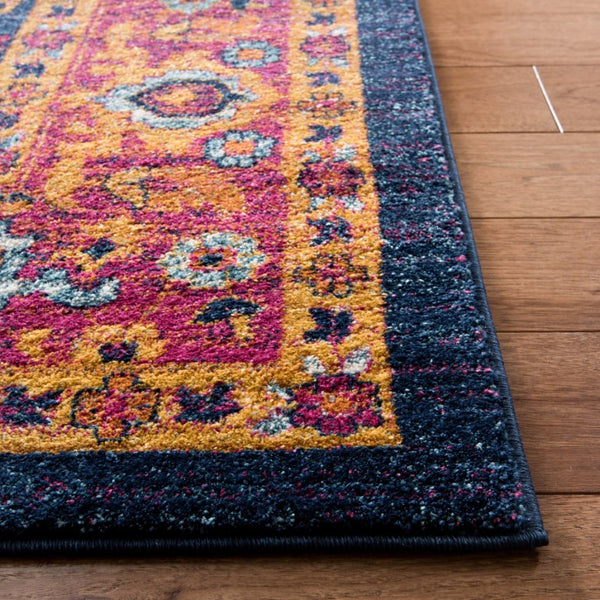 Safavieh Evoke Bold Fuchsia Polypropylene Area Rug Turkish Traditional Pattern Accent Living Room EVK275S-3SQ