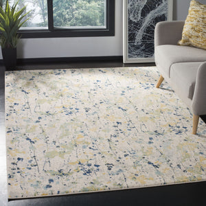 Safavieh Evoke 284 Power Loomed  Rug Ivory / Yellow EVK284C-4