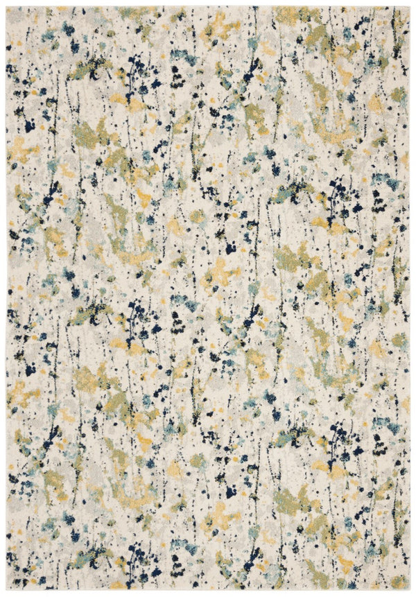 Safavieh Evoke 284 Power Loomed  Rug Ivory / Yellow EVK284C-4