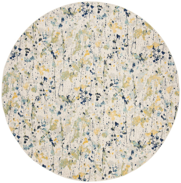 Safavieh Evoke 284 Power Loomed  Rug Ivory / Yellow EVK284C-4
