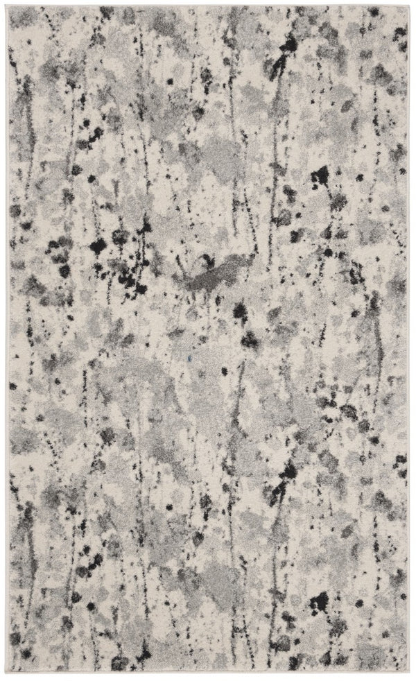 Safavieh Evoke 284 Power Loomed  Rug Ivory / Grey EVK284F-4