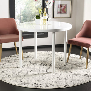 Safavieh Evoke 284 Power Loomed  Rug Ivory / Grey EVK284F-4