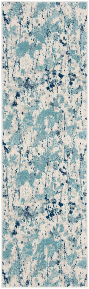 Safavieh Evoke 284 Power Loomed  Rug Ivory / Blue EVK284M-27
