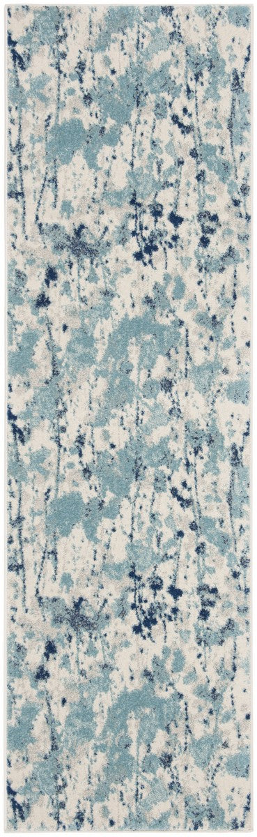 Safavieh Evoke 284 Power Loomed  Rug Ivory / Blue EVK284M-4