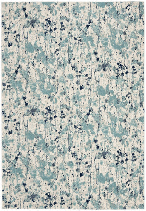 Safavieh Evoke 284 Power Loomed  Rug Ivory / Blue EVK284M-4