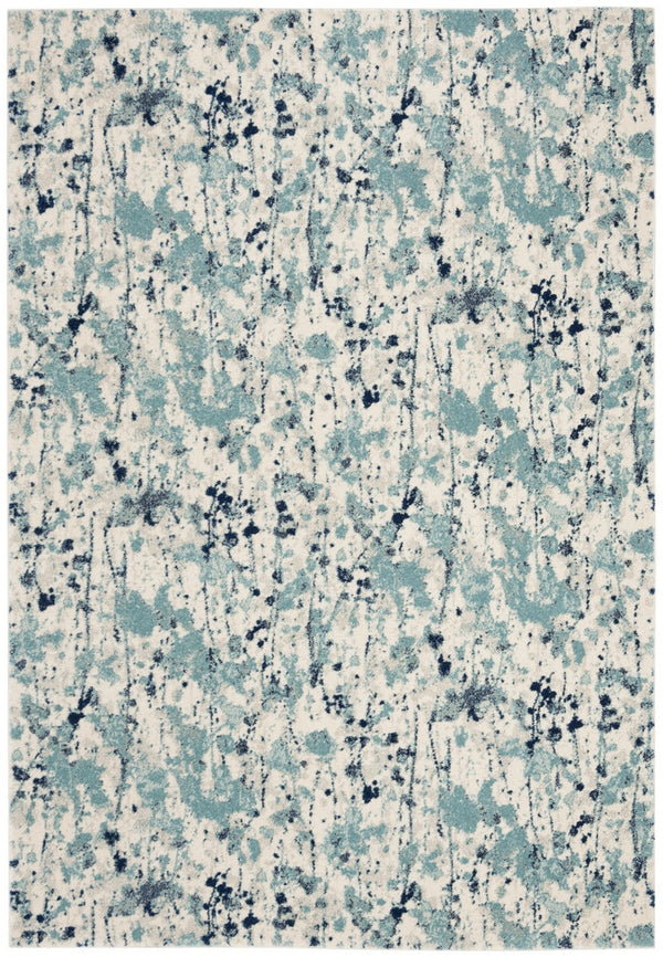 Safavieh Evoke 284 Power Loomed  Rug Ivory / Blue EVK284M-4