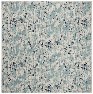 Safavieh Evoke 284 Power Loomed  Rug Ivory / Blue EVK284M-4