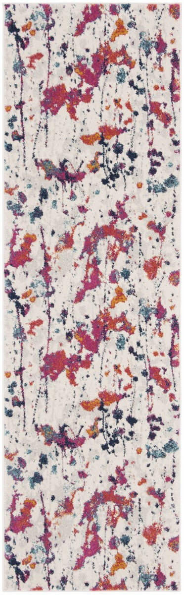 Safavieh Evoke 284 Power Loomed  Rug Ivory / Red EVK284Q-4