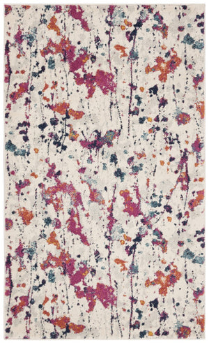 Safavieh Evoke 284 Power Loomed  Rug Ivory / Red EVK284Q-4