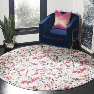 Safavieh Evoke 284 Power Loomed  Rug Ivory / Red EVK284Q-4