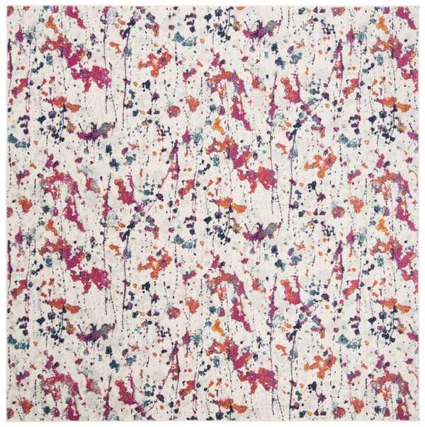 Safavieh Evoke 284 Power Loomed  Rug Ivory / Red EVK284Q-4