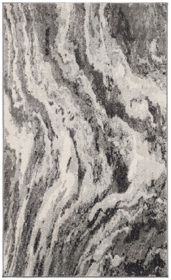 Safavieh Evoke 285 Power Loomed  Rug Ivory / Grey EVK285F-4