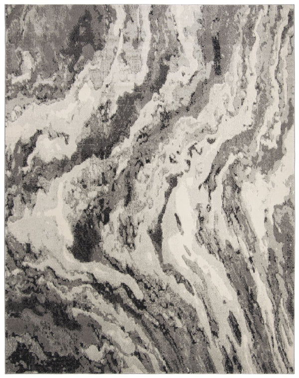 Safavieh Evoke 285 Power Loomed  Rug Ivory / Grey EVK285F-4