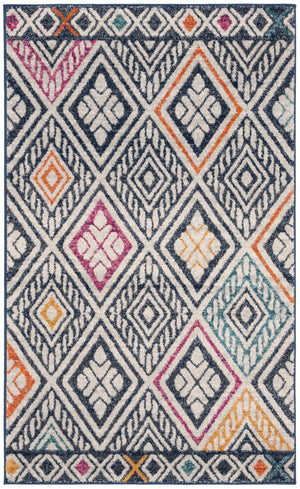 Safavieh Evoke 286 Power Loomed  Rug Navy / Ivory EVK286N-3