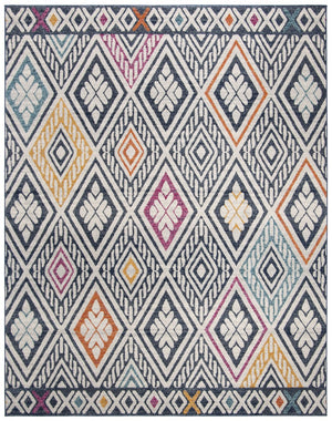 Safavieh Evoke 286 Power Loomed  Rug Navy / Ivory EVK286N-4