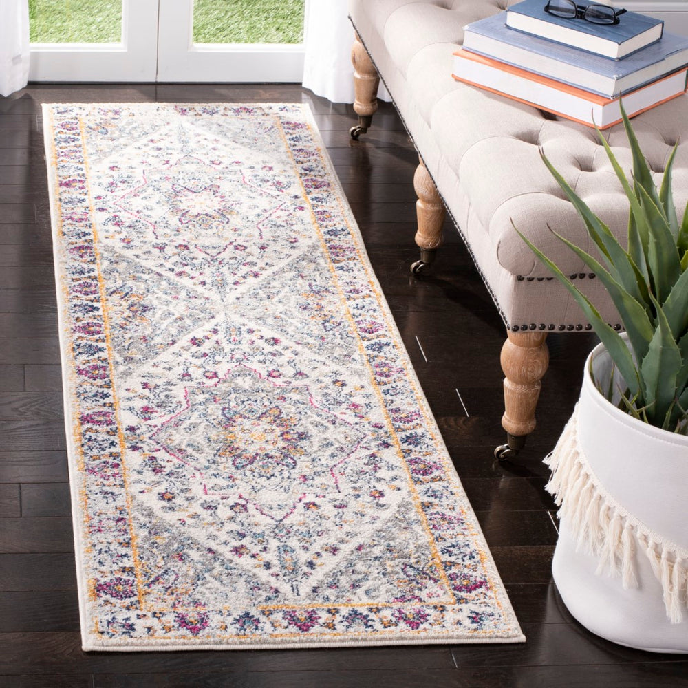 Safavieh Evoke 288 Power Loomed TRADITIONAL Rug Ivory / Grey EVK288A-27