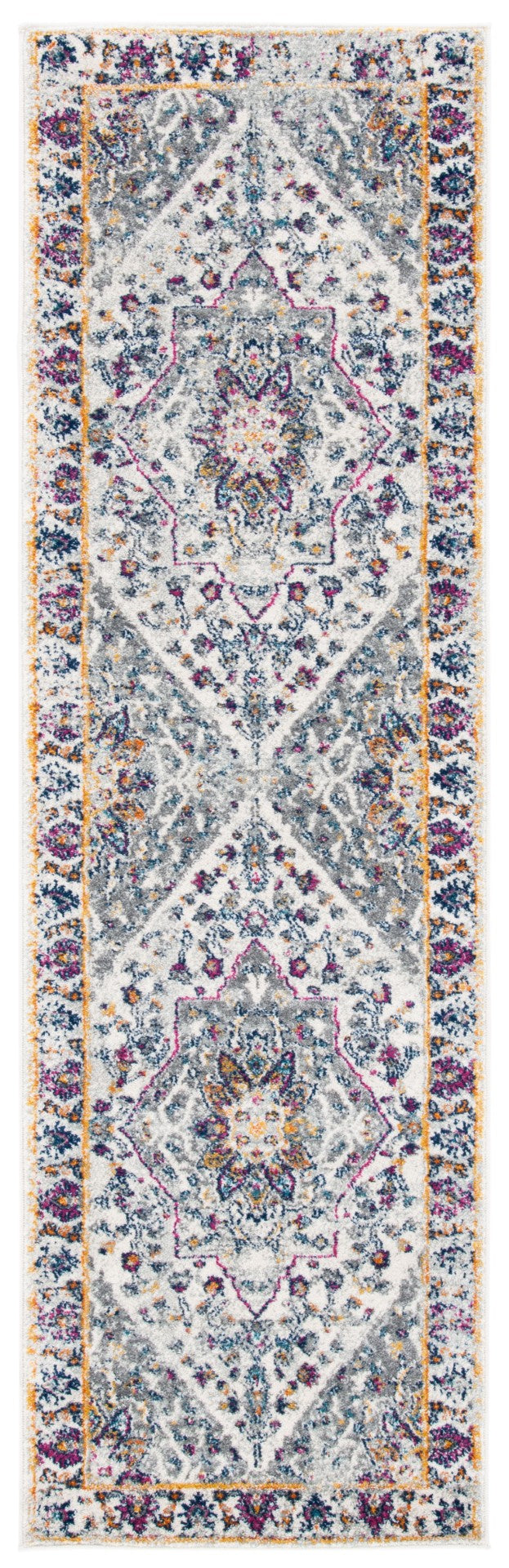 Safavieh Evoke 288 Power Loomed TRADITIONAL Rug Ivory / Grey EVK288A-27