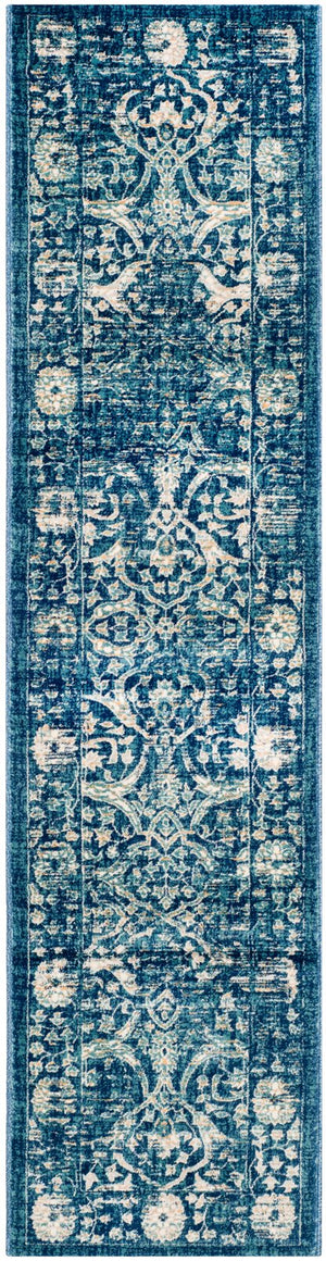 Safavieh Evoke Navy/Beige Runner Area Rug - Elegant 2' X 8' Design, Durable Comfort & Timeless Style For Home Navy ,Beige 66% Polypropylene 27% Jute 5% Polyester 2% Cotton Evk512d-28