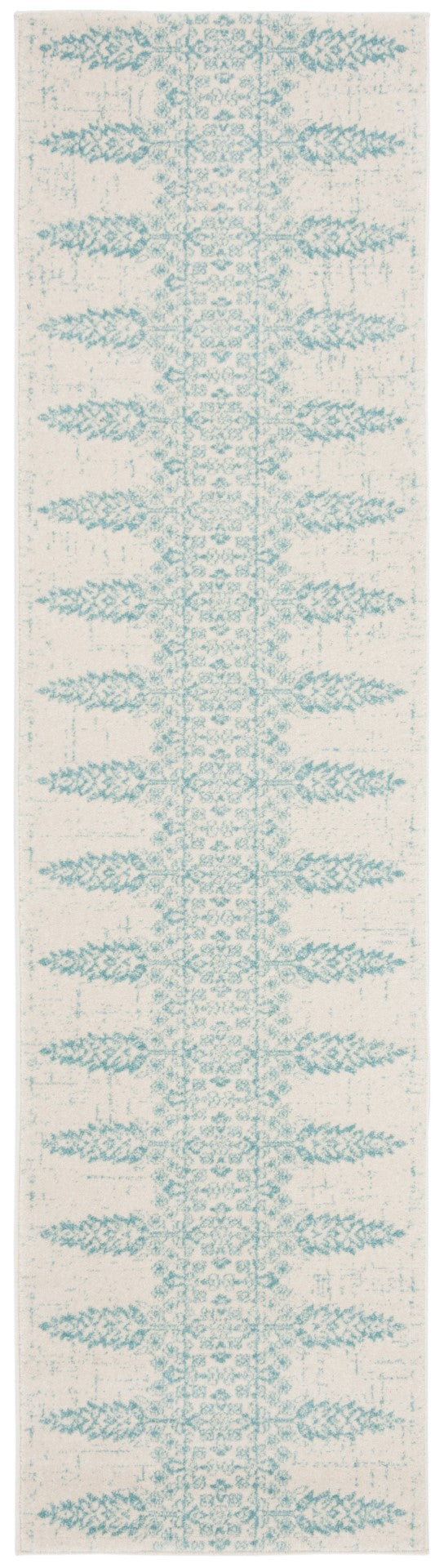 Safavieh Evoke 521 Power Loomed  Rug Ivory / Teal EVK521F-28