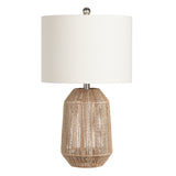 Jolina Jute Lamp EVNAM729 Evolution by Crestview Collection