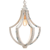 Camden Distressed Pendant Light EVPDA047 Evolution by Crestview Collection