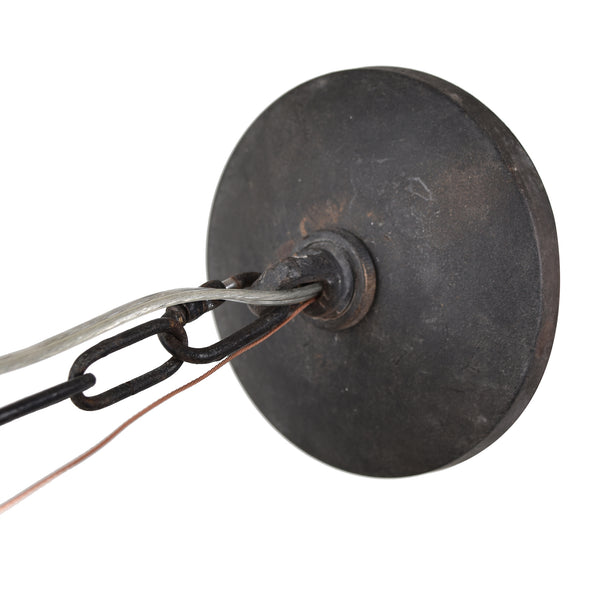 Mariah 29" Wood And Metal Pendant Light EVPDA076 Evolution by Crestview Collection