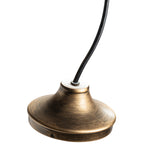 Rosalie Distressed Antique Brass And Glass Pendant EVPDN027 Evolution by Crestview Collection