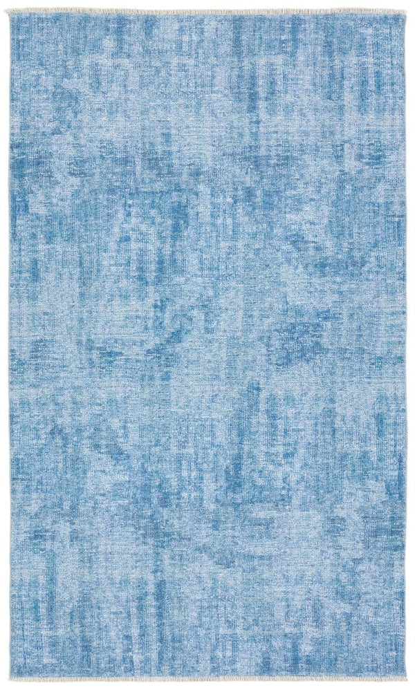 Jaipur Living Everette Tiaret Evr01 Powerloomed Machinemade 100% Polyester Solids Solid Indoor Rug Blue 100% Polyester, Recycled Misc Fibers Rug160975