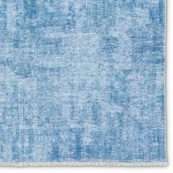 Jaipur Living Everette Tiaret Evr01 Powerloomed Machinemade 100% Polyester Solids Solid Indoor Rug Blue 100% Polyester, Recycled Misc Fibers Rug160975