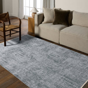 Jaipur Living Everette Tiaret Evr02 Powerloomed Machinemade 100% Polyester Solids Solid Indoor Rug Gray 100% Polyester, Recycled Misc Fibers Rug160979