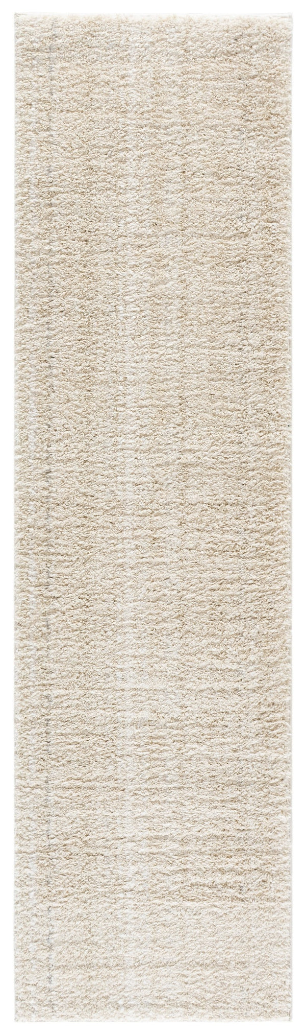 Safavieh Everett Plush Round Rug Ivory Beige — Low-Profile Shag, Durable Power-Loomed Comfort For Living Spaces 6'-7" x 6'-7" EVR802A-7R